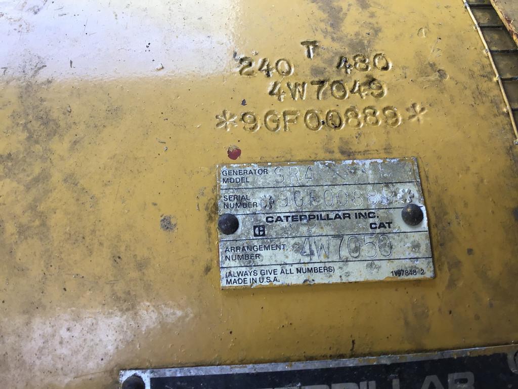 CAT 3406B GENERATOR 320 KVA USED