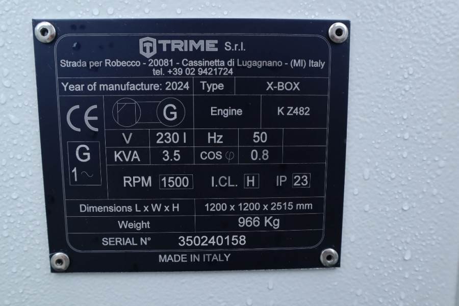 Trime X-BOX 4x320W Valid inspection, *Guarantee! Hydr. V