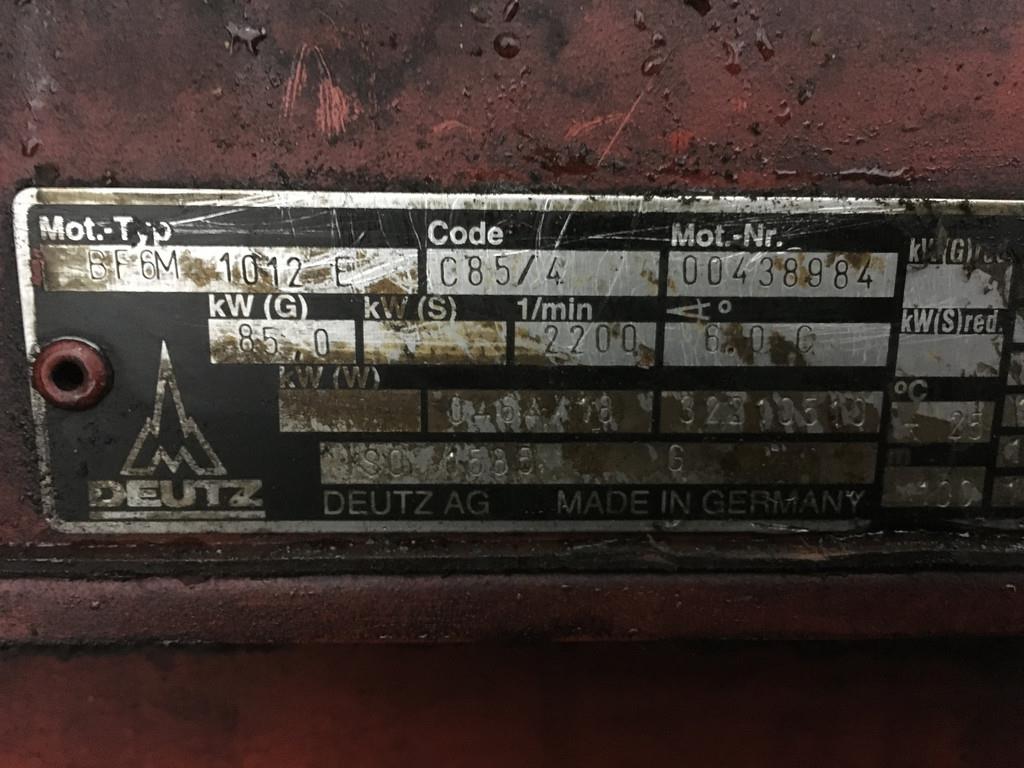 Deutz BF6M1012E USED