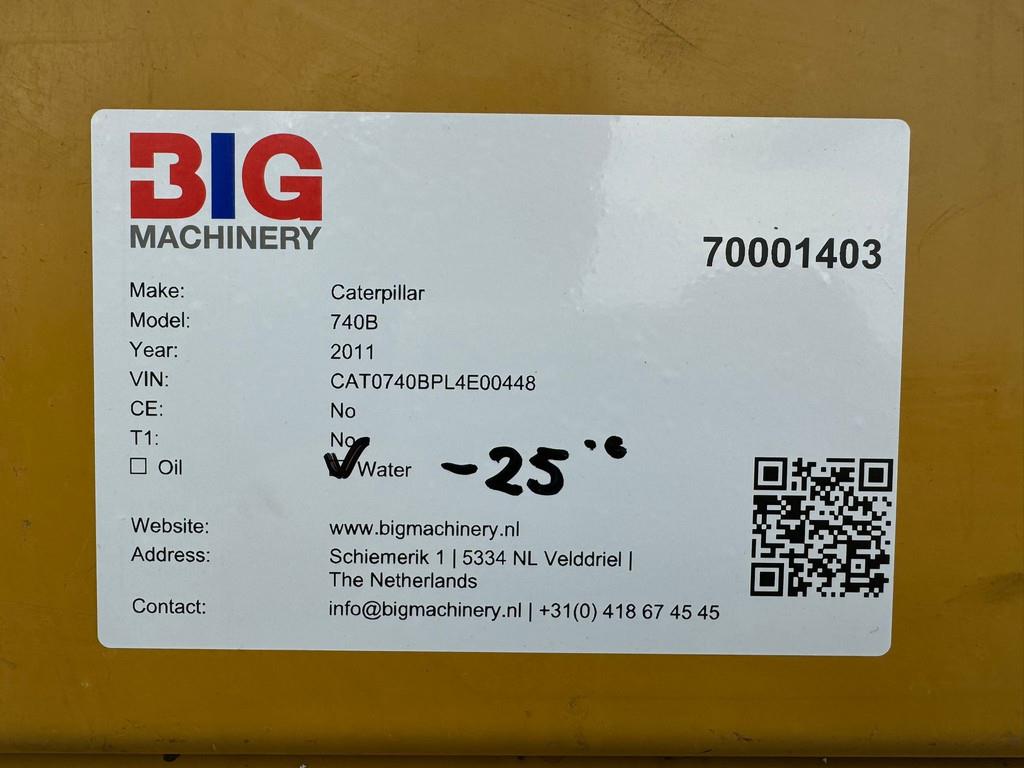 2011 Caterpillar 740B-44688969