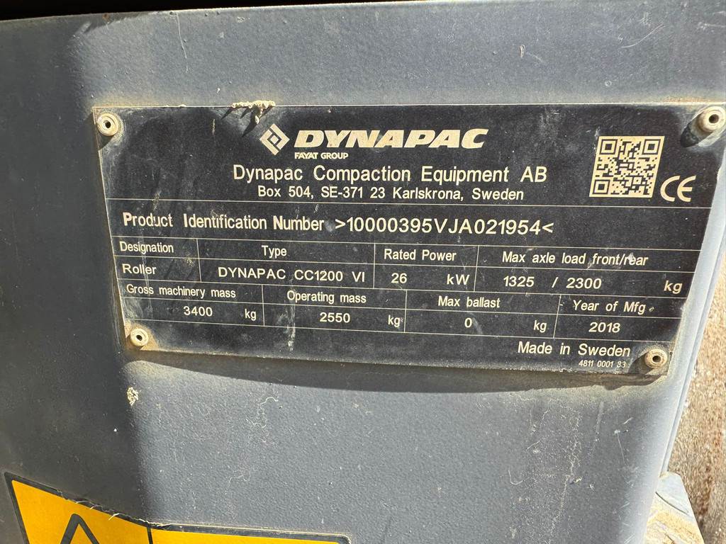 Dynapac CC1200 - 289 hours