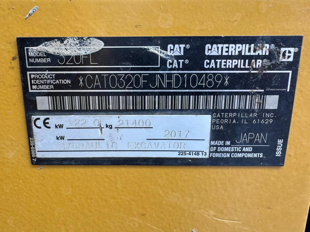 CAT 320FL incl. 3 x Bucket