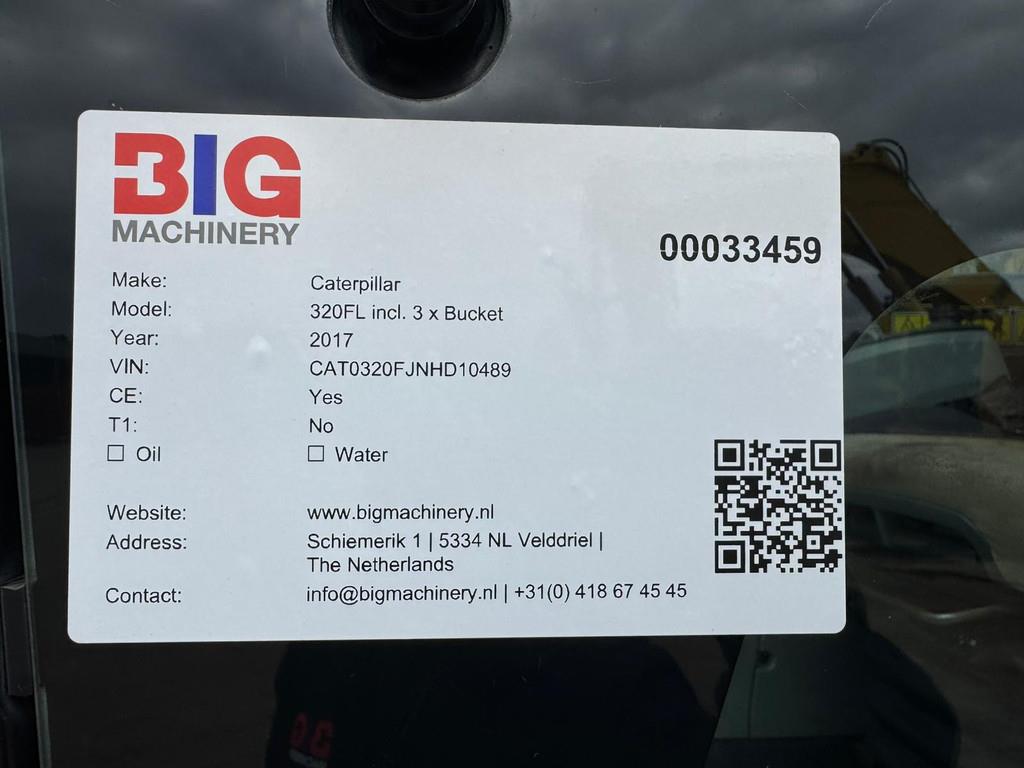 CAT 320FL incl. 3 x Bucket