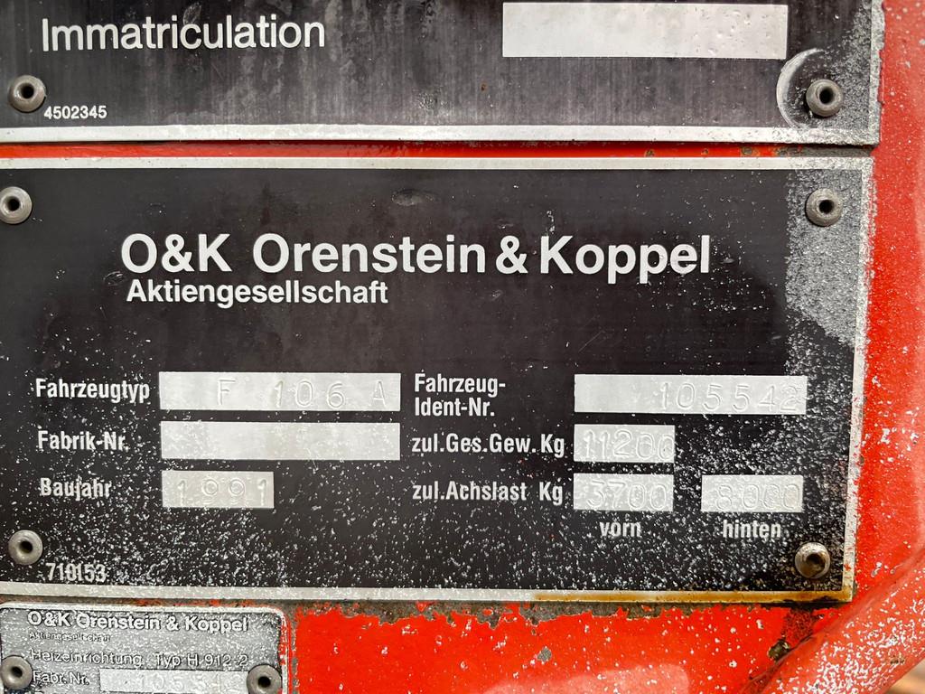 O&K F106A 6x6 Motor Grader