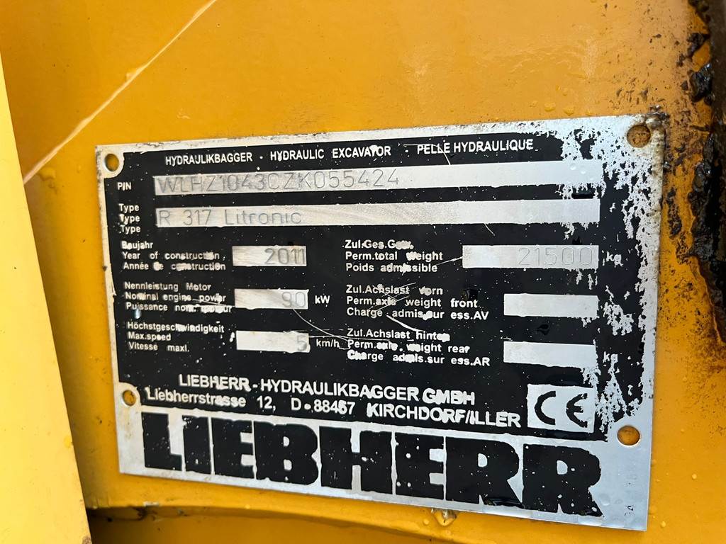 Liebherr R317 Litronic Material Handler