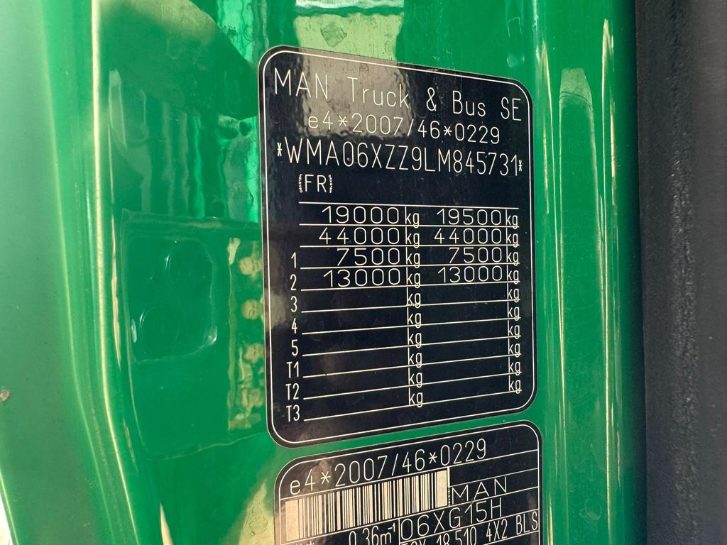 MAN TGX 18.510 4x2 tipper hydraulic