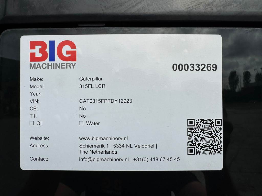 CAT 315F LCR