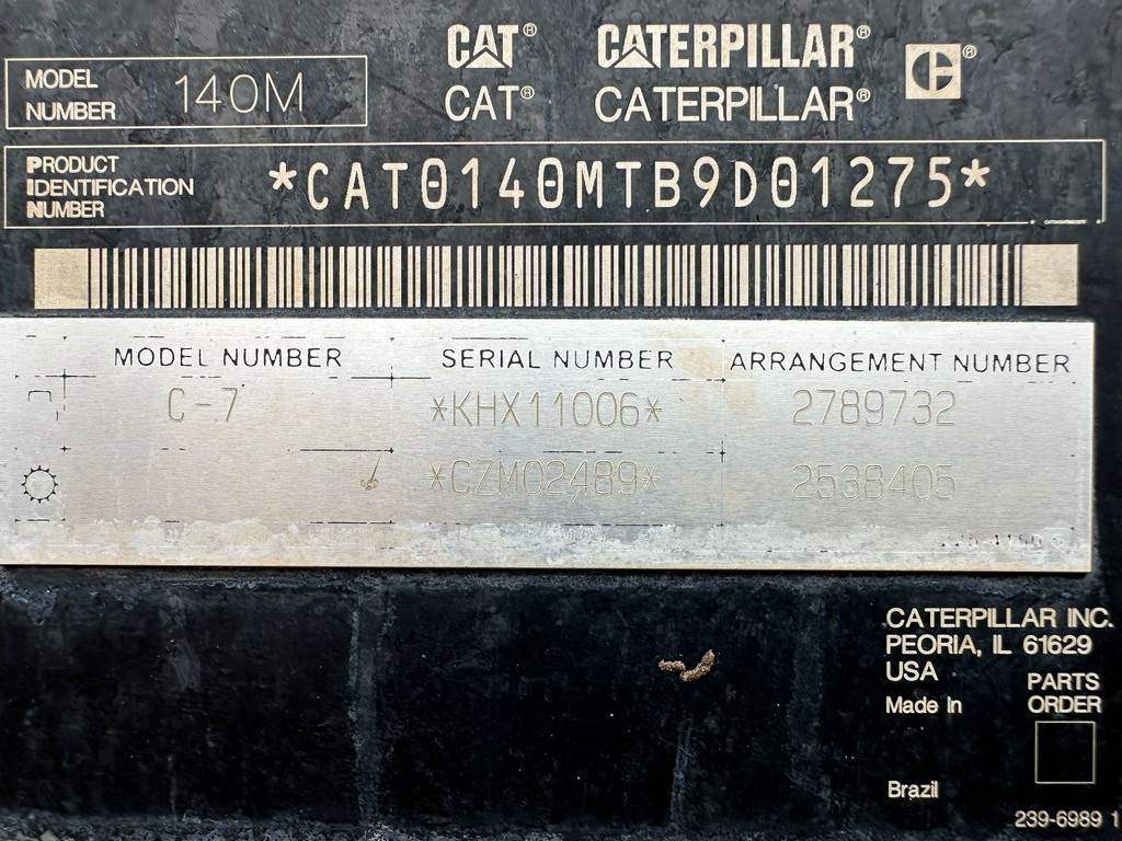 CAT 140M Ripper + Pushblock