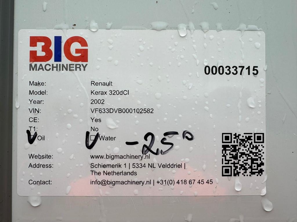 Renault Kerax 320.26 dCI 6x4 Kipper