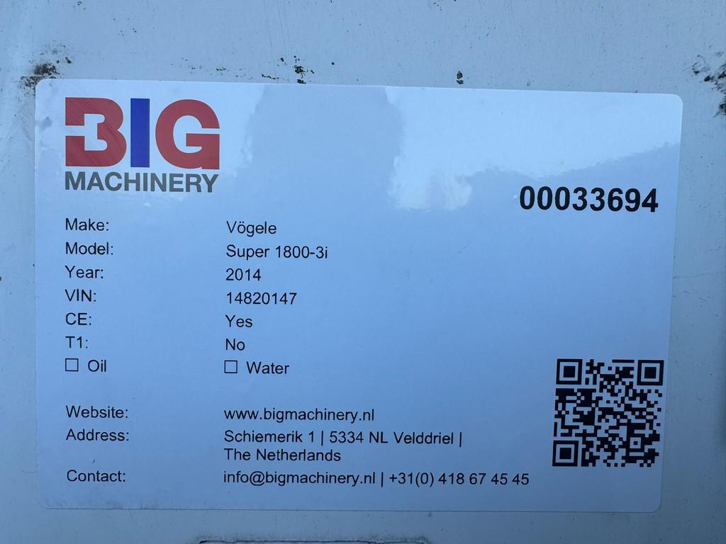 Vögele Super 1800-3i