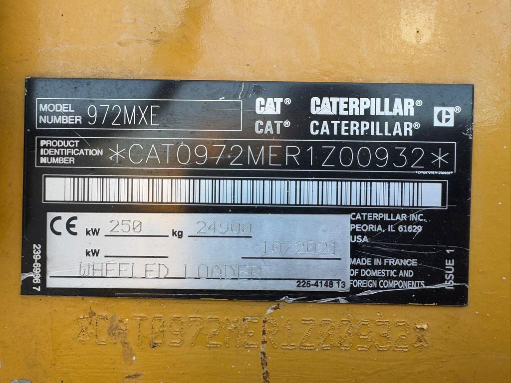 CAT 972M XE - CE / new tires / new bucket edge