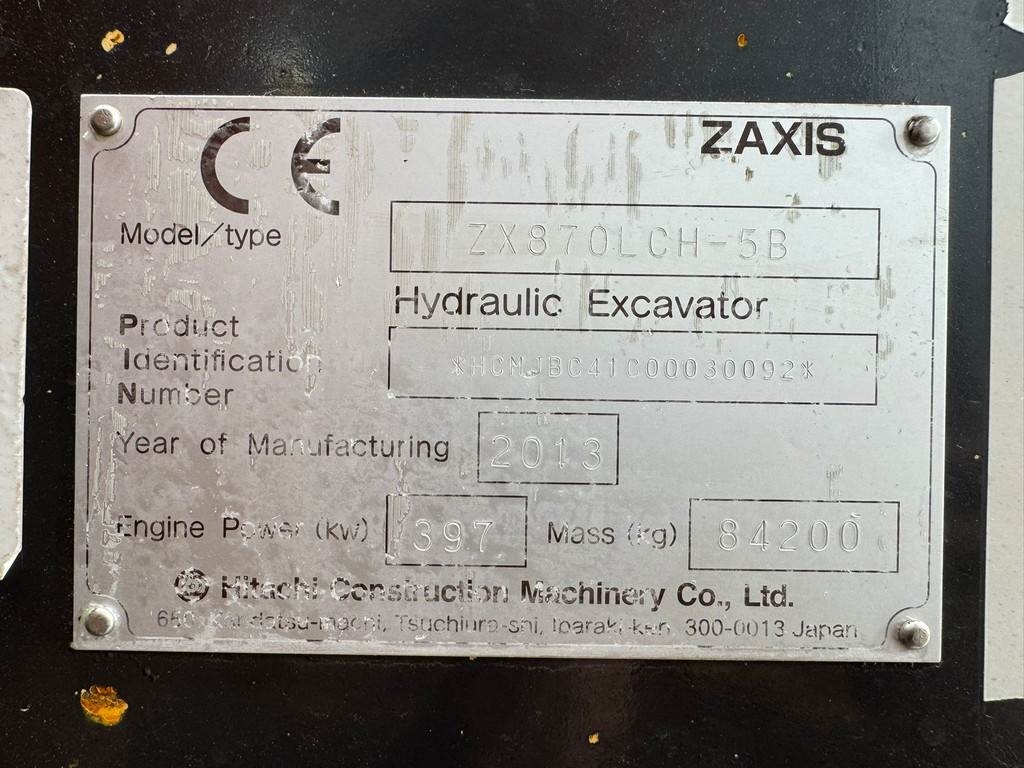 Hitachi ZX870-5