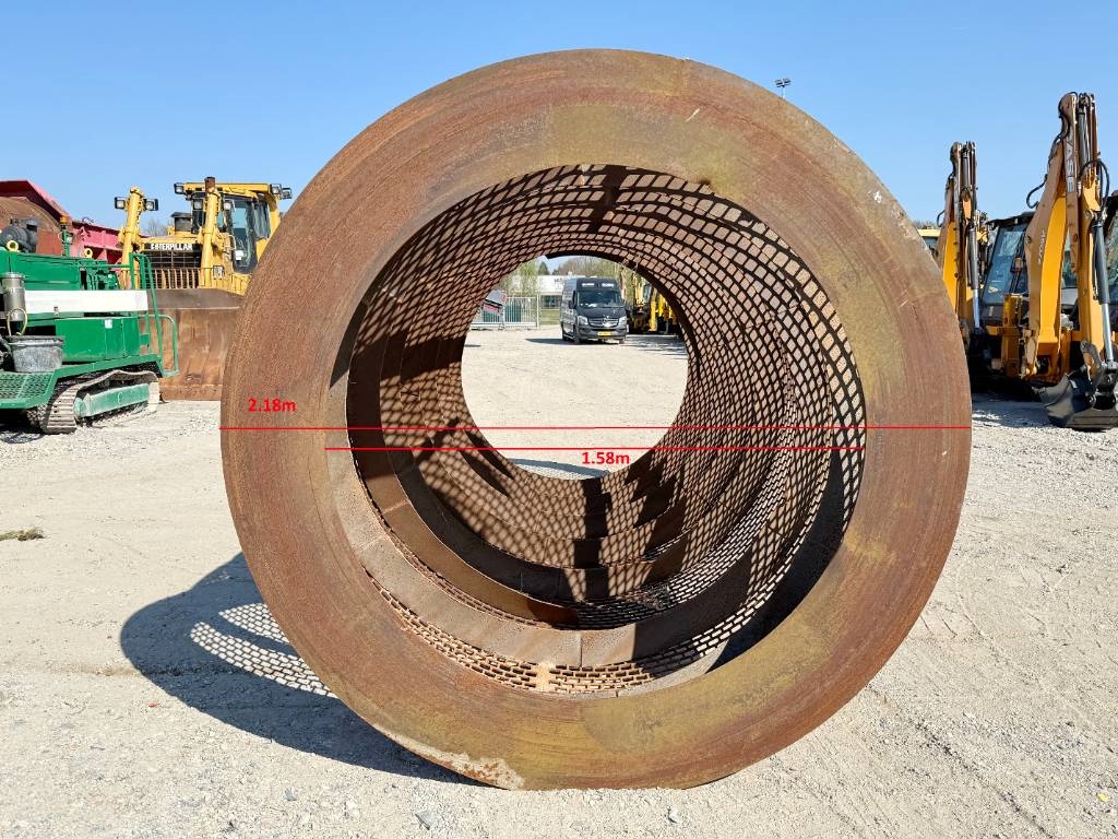Terra Select T5 4x4 cm - Zeeftrommel / Siebtrommel / Drumscreen
