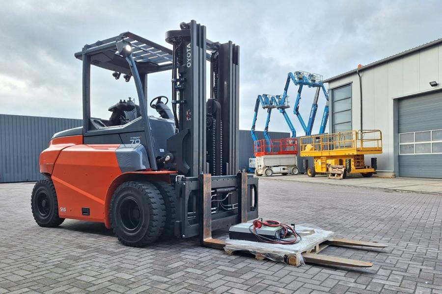 Toyota 9FBM70T Electric, 7 Tons Capacity, Lift Height 4.7
