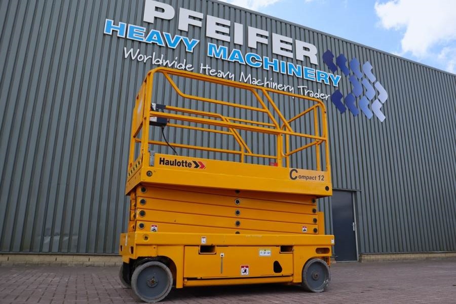 Haulotte Compact 12 Electric, 12m Working Height, 300kg Cap