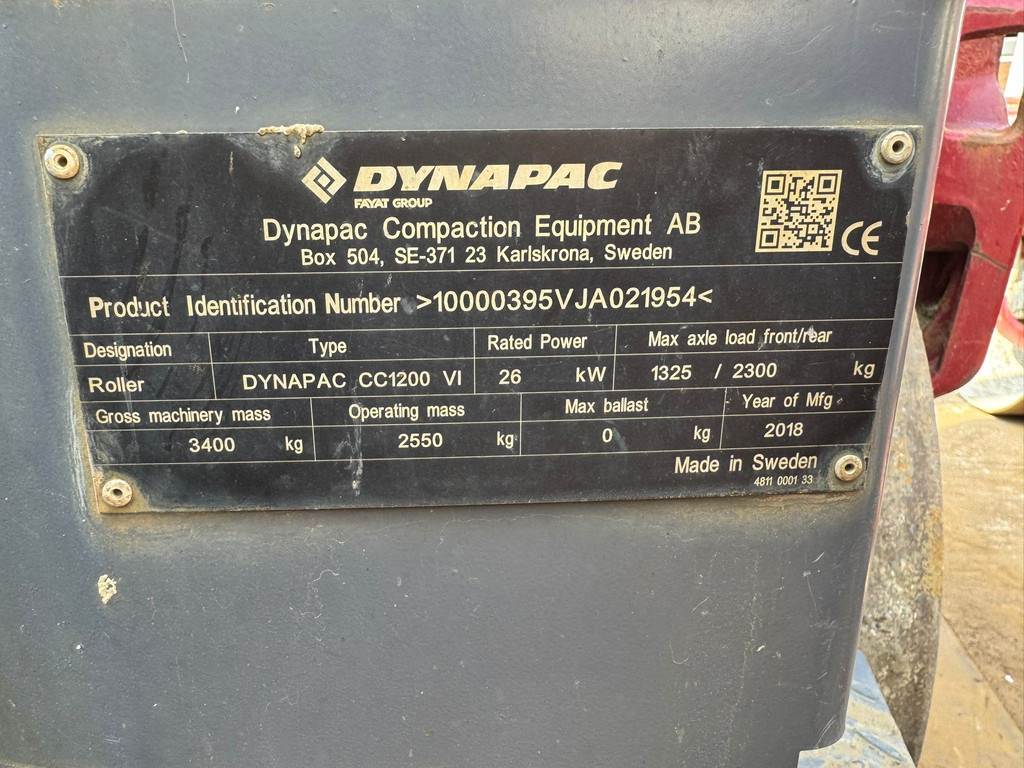 Dynapac CC1200 - 289 hours