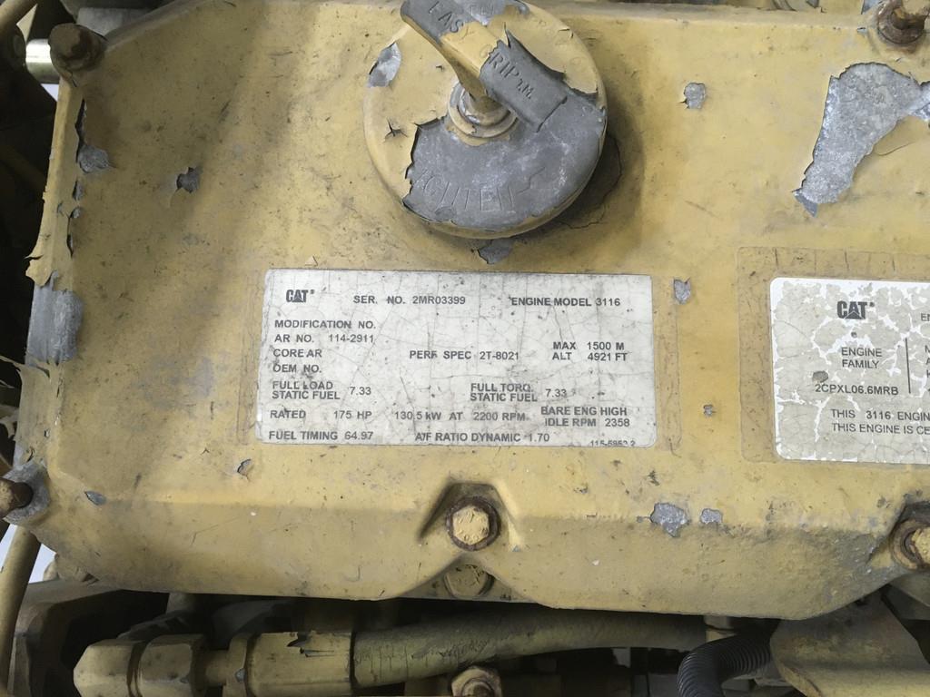 CAT 3116 2MR-1142911 USED