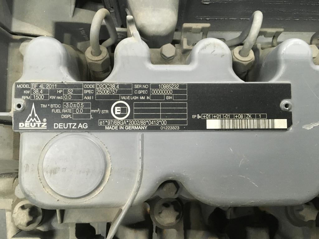 Deutz BF4L2011 GENERATOR 40KVA NEW