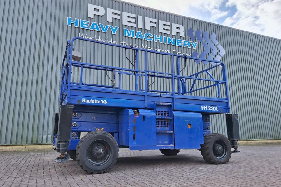Haulotte H12SX Diesel, 4x4 Drive, 12m Working Height, 700kg
