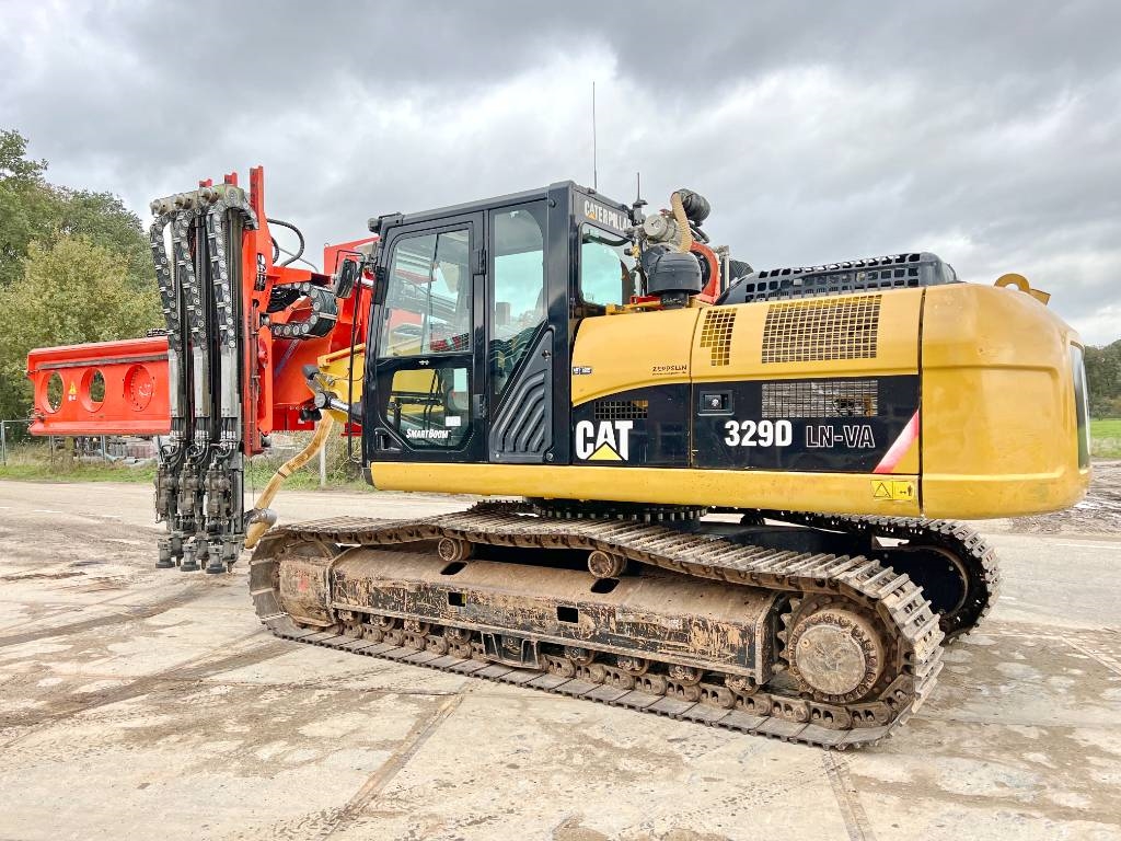 CAT 329D + Wimmer Jura Luna 3.100 Surface Drill Rig