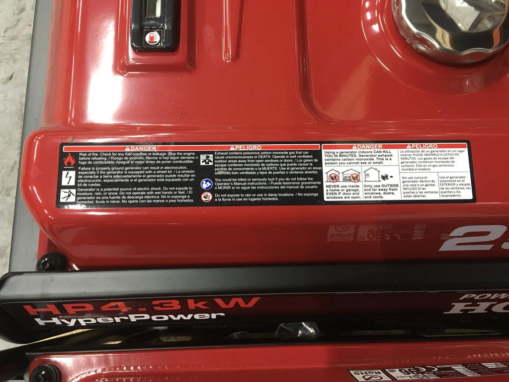 Honda HP 4.3KW GENERATOR NEW