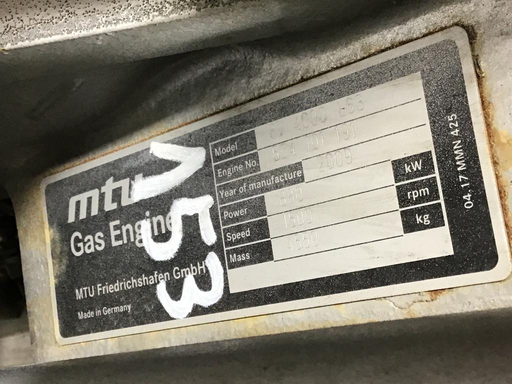 MTU 8V 4000 L63 USED