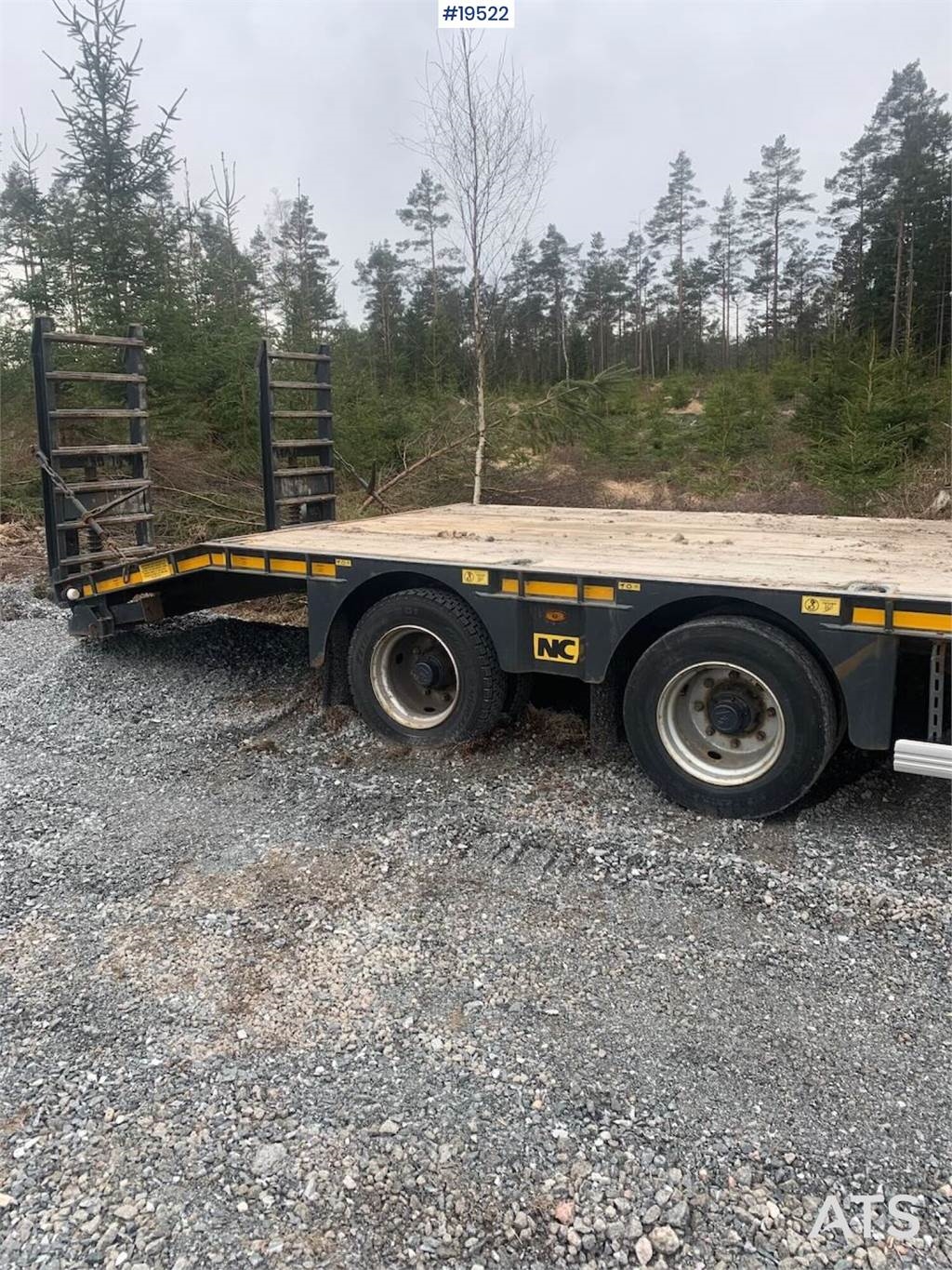 2 axle machine trailer  Machineryscanner