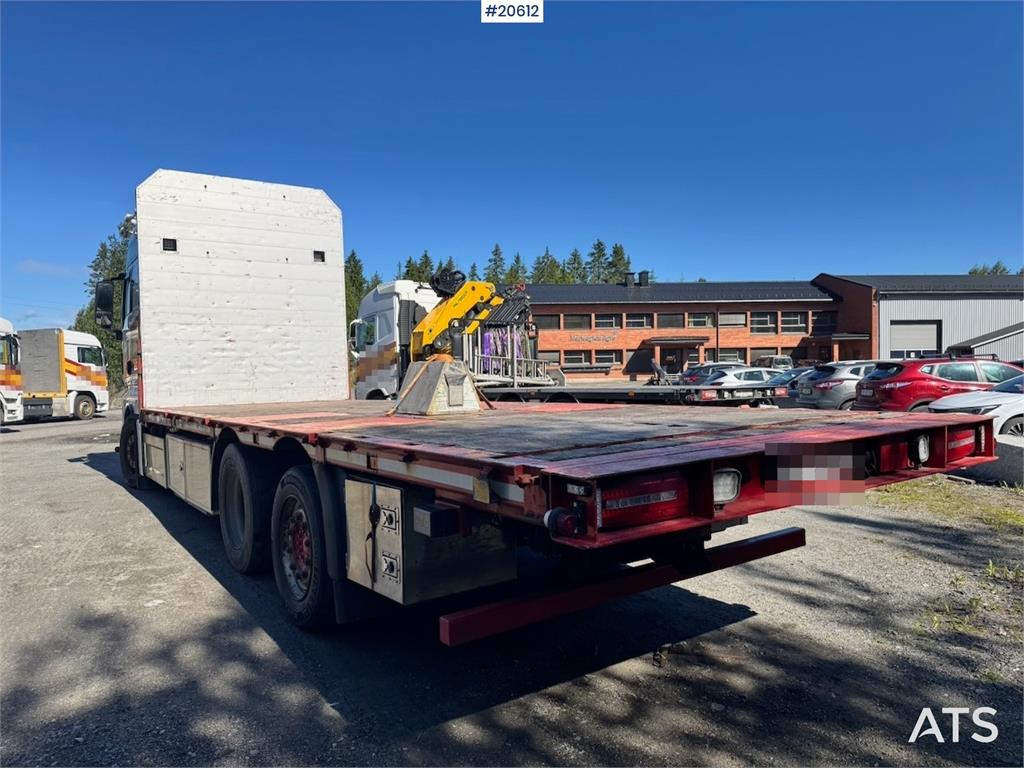 MAN TGX 580 Flatbed truck.