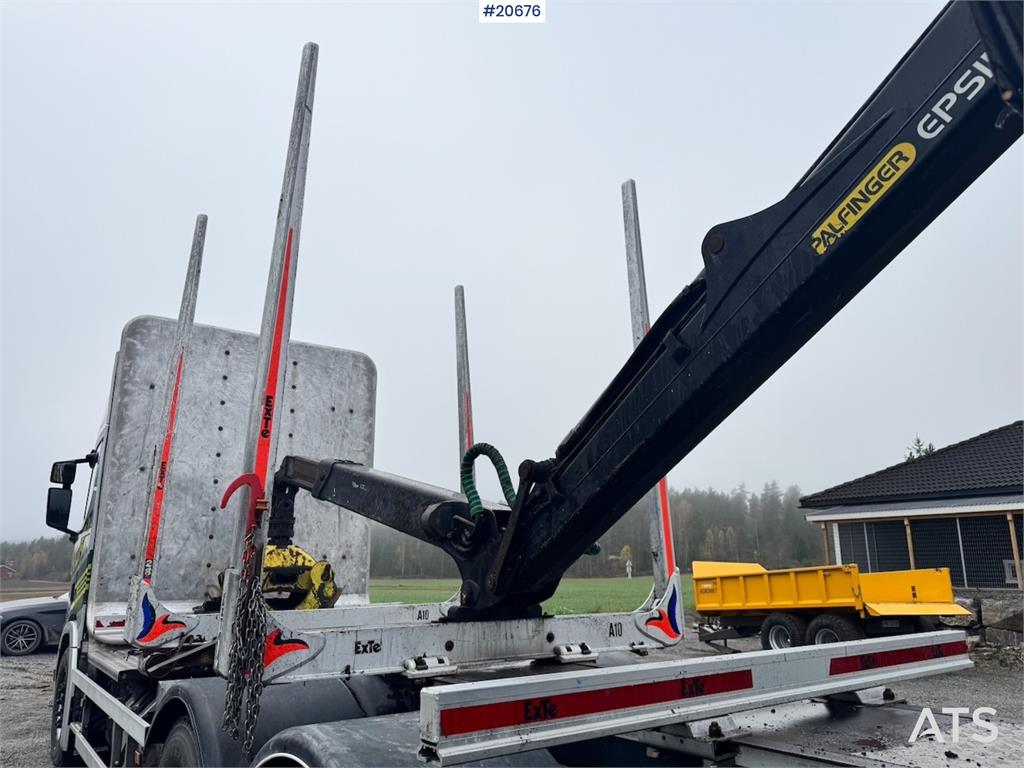 Scania R650 6x4 Timber truck w/ Epsilon M110L. WATCH VIDE