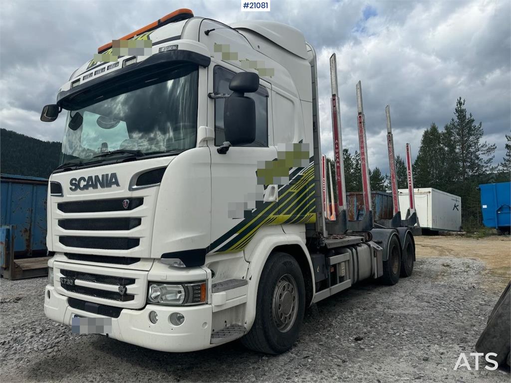 Scania R730 6x4 Timber truck.