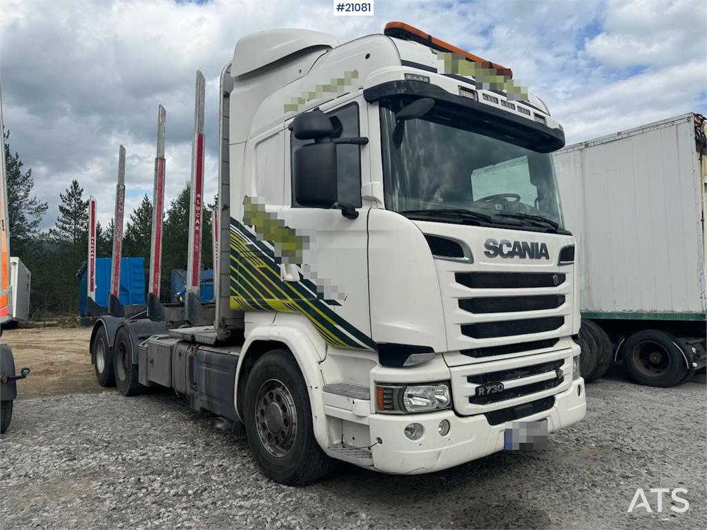 Scania R730 6x4 Timber truck.