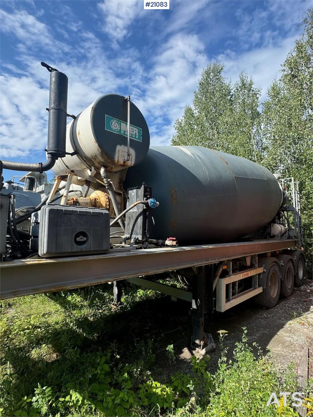 Zorzi imer Concrete trolley w/ Deutz diesel engine