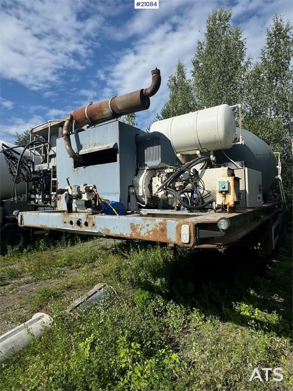 Zorzi 41S Concrete trolley w/ diesel engine