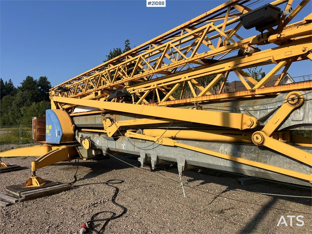 Potain IGO 50 crane w/ wheel set