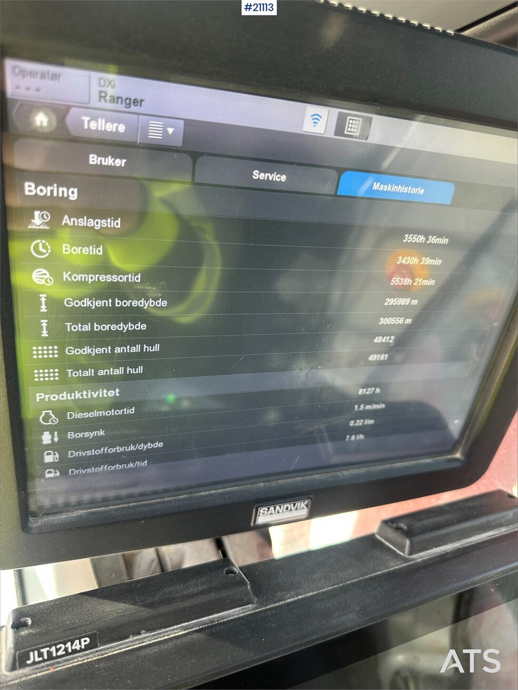 Sandvik DX800i Drilling rig w/L5 gps