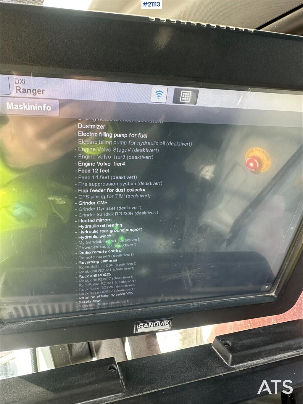 Sandvik DX800i Drilling rig w/L5 gps