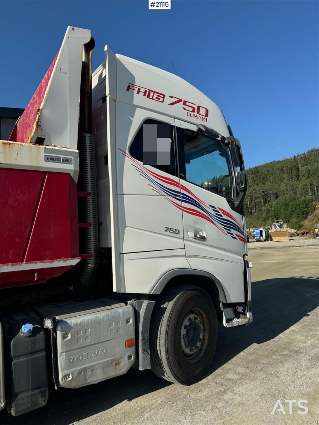 Volvo Fh16 750 Tridem Tipper