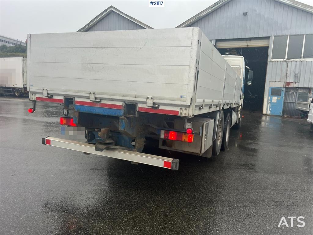 Volvo FH16 flatbed truck w/ 20t/m hiab crane WATCH VIDEO