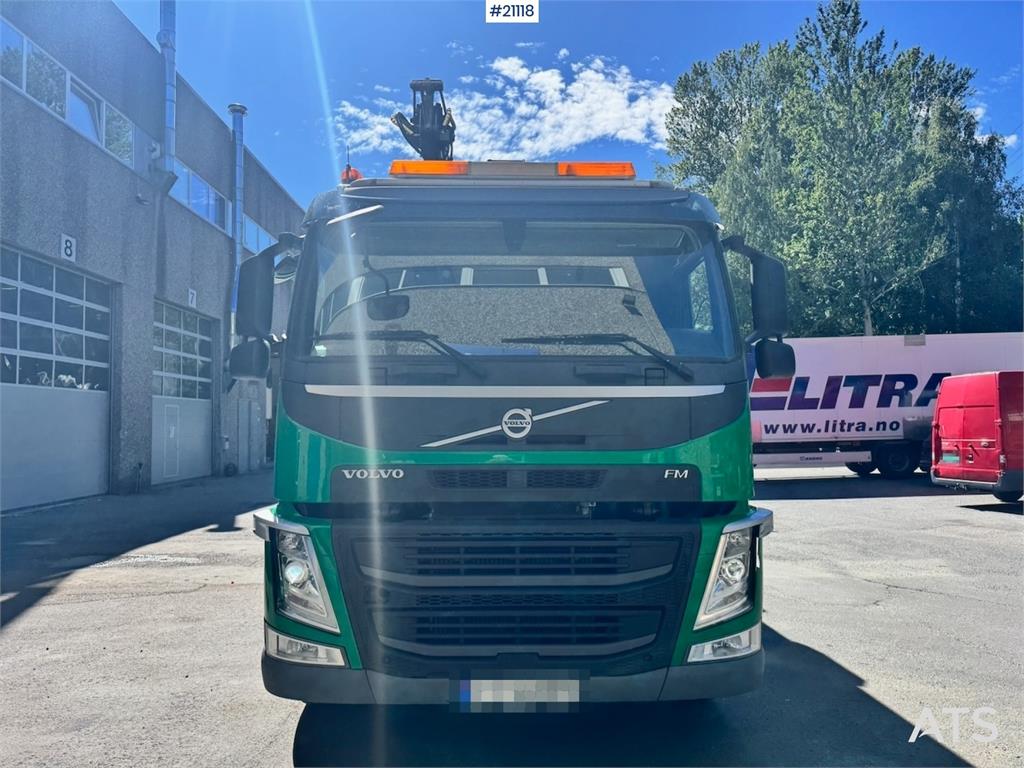 Volvo FM410 6x2 1 Chamber Waste Truck w/ Crane.