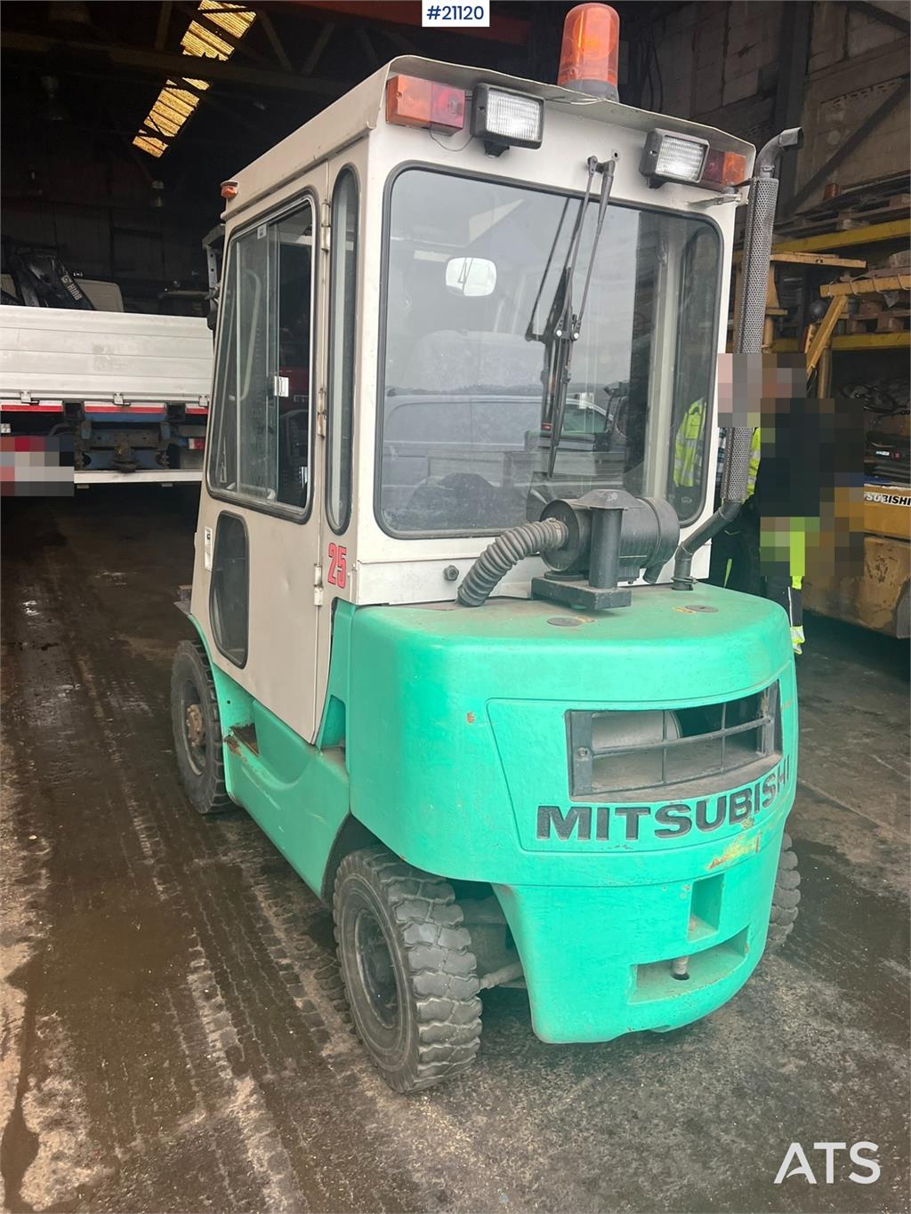 Mitsubishi FD-25 Ac Truck WATCH VIDEO