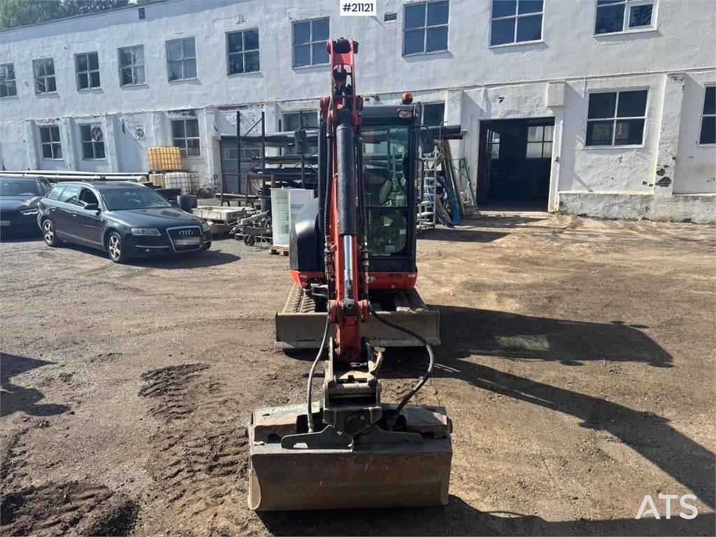 Kubota KX027-4 Mini Excavator w/ 2 buckets.