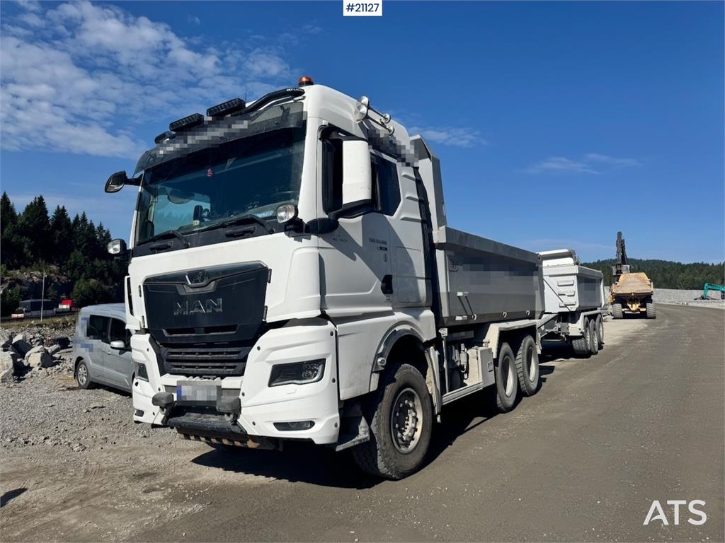 MAN TGX 33.580 6x2 Asphalt truck w/ Tipper box and Tub