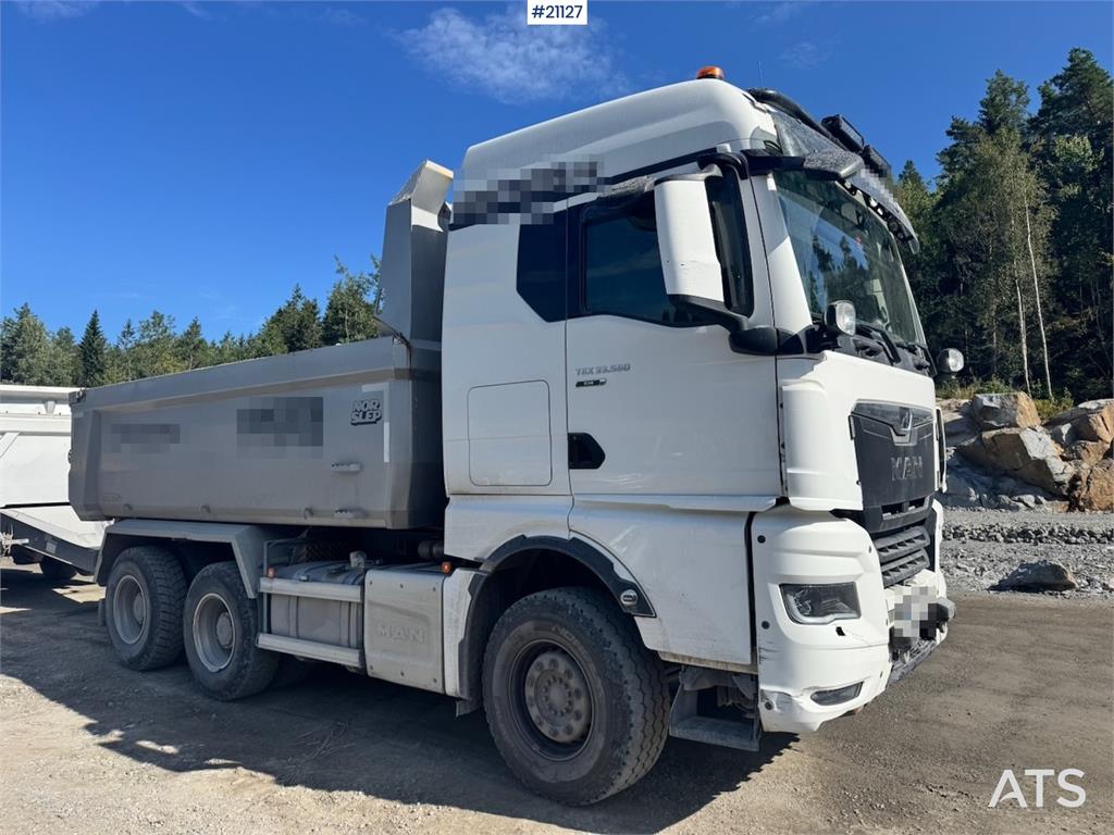 MAN TGX 33.580 6x2 Asphalt truck w/ Tipper box and Tub