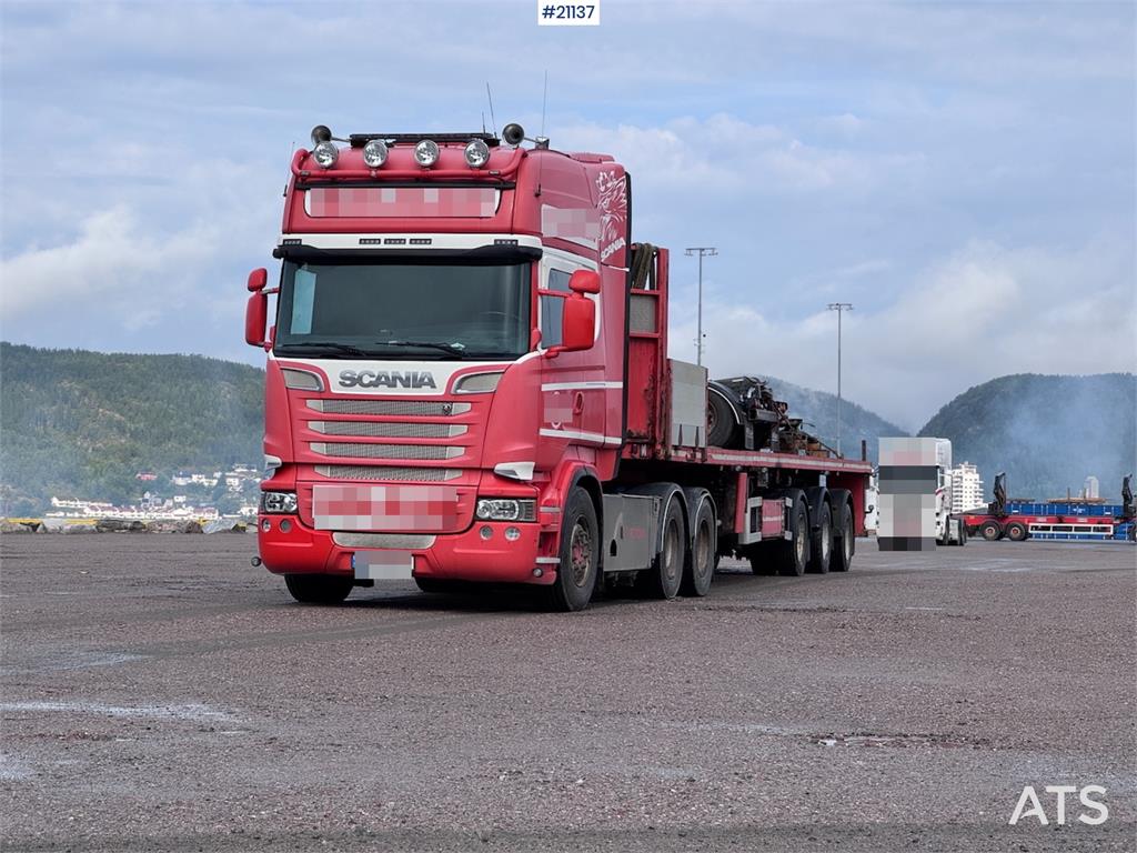 Scania R730 8x4 Heavy Duty Truck – 2008 Nooteboom Extenda