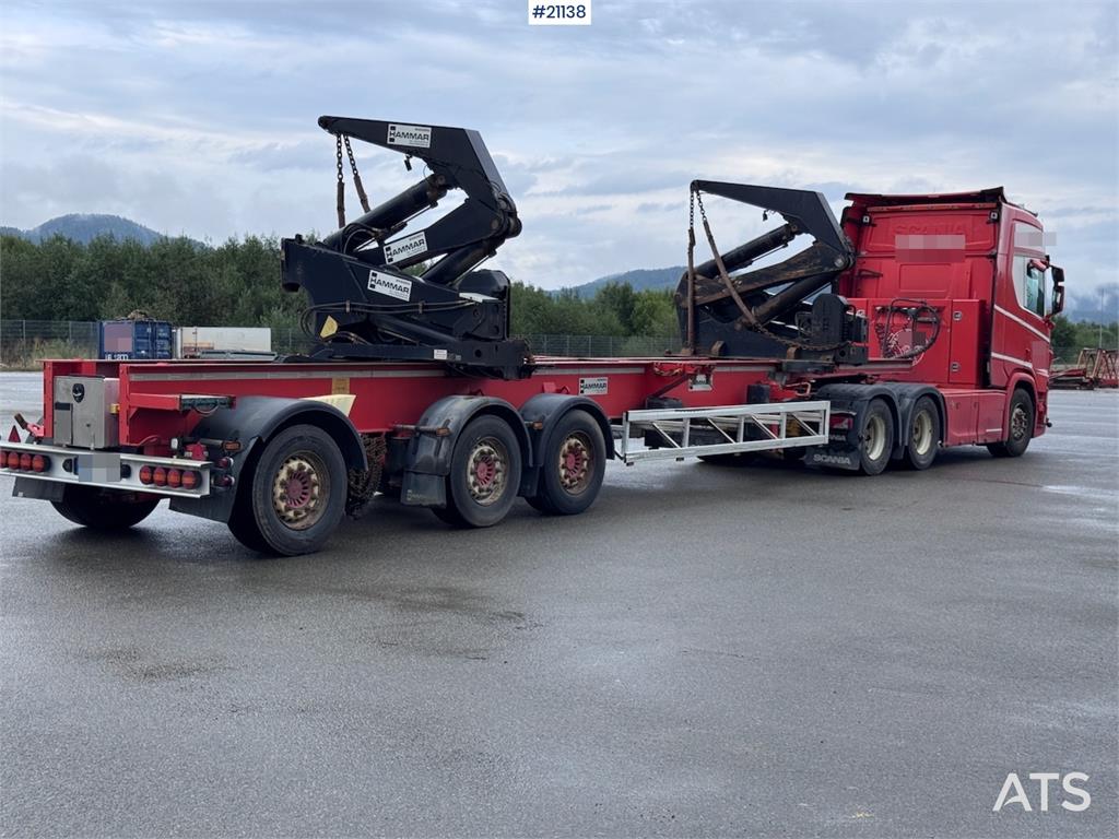 Scania 580 NextGen w/ 2015 Hammar 195s Sideloader