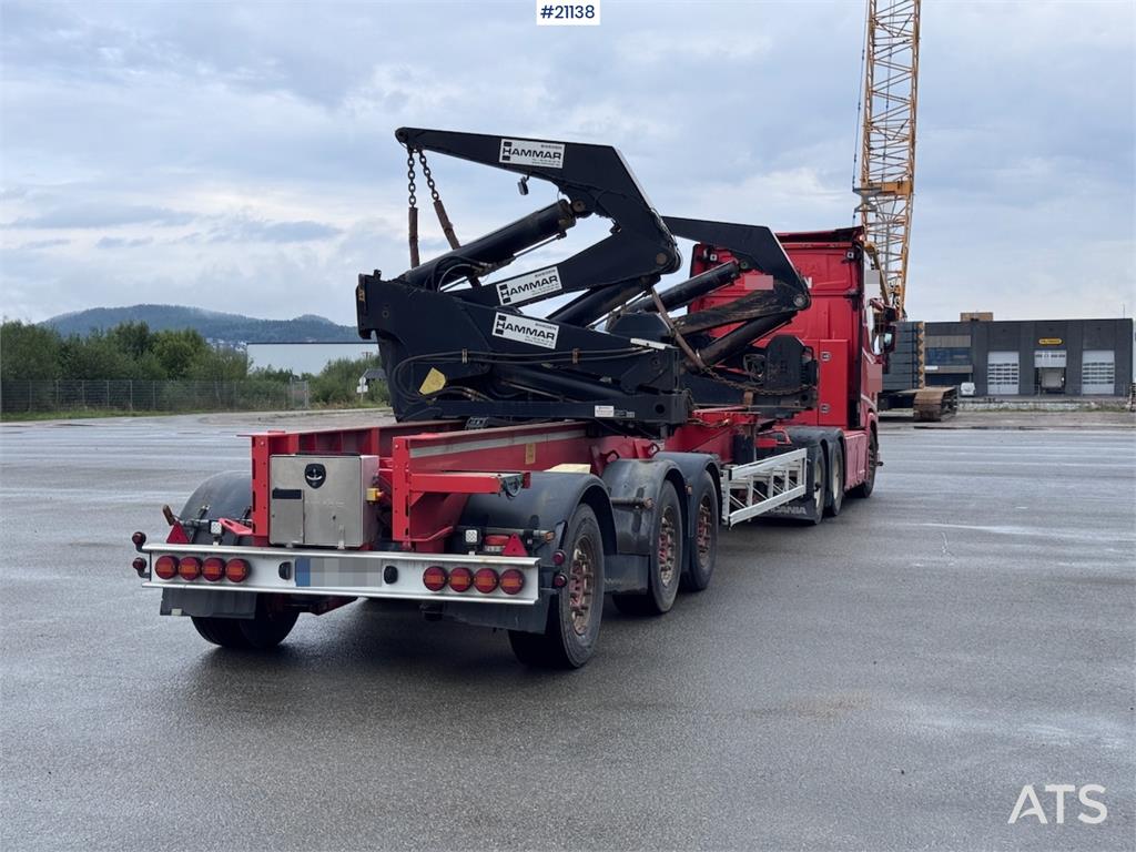 Scania 580 NextGen w/ 2015 Hammar 195s Sideloader