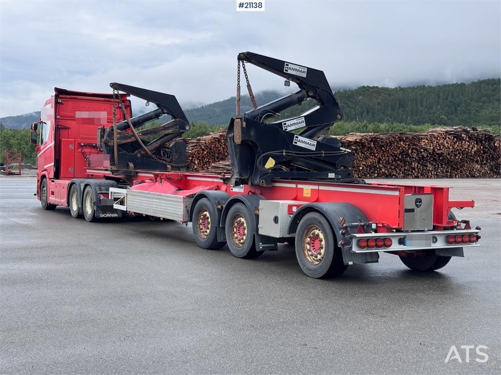 Scania 580 NextGen w/ 2015 Hammar 195s Sideloader