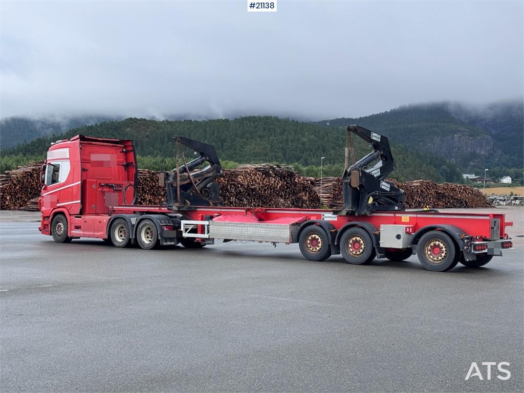 Scania 580 NextGen w/ 2015 Hammar 195s Sideloader