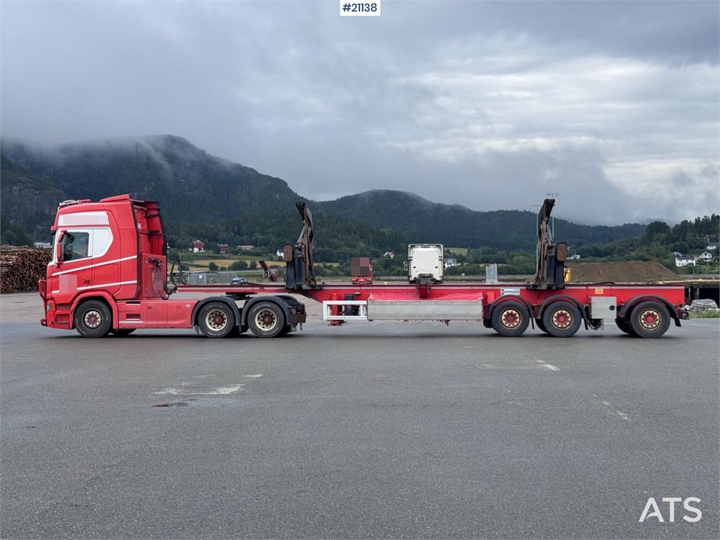 Scania 580 NextGen w/ 2015 Hammar 195s Sideloader