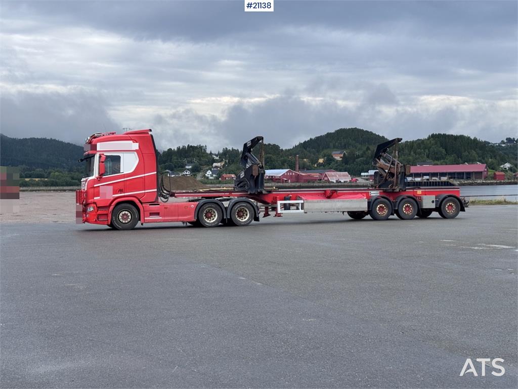Scania 580 NextGen w/ 2015 Hammar 195s Sideloader